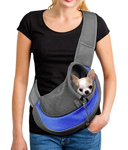 Tragbar Kleine Haustier Hunde Katzen Welpen Umhängetasche Reise Träger Schulter Beutel Atmungsaktiv Mesh Transporttasche Klein Hunde Katze Sling Pet Tragetuch Rucksack Pet Bag, S 0-2kg Tragbar Kleine Haustier Hunde Katzen Welpen Umhängetasche Reise Träger Schulter Beutel Atmungsaktiv Mesh Transporttasche Klein Hunde Katze Sling Pet Tragetuch Rucksack Pet Bag, S 0-2kg von iEasey