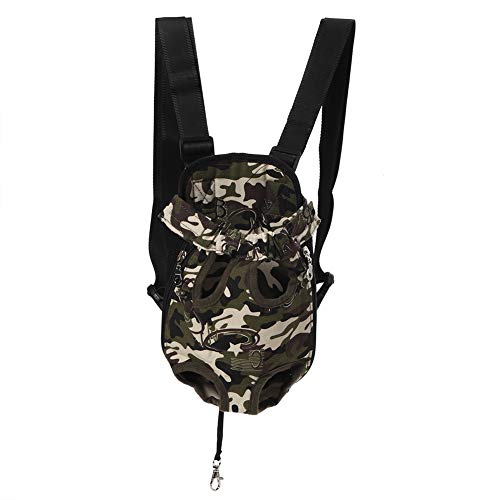 iFCOW Camouflage-Rucksack für Haustiere, für Reisen, Wandern, Sicherheit für Hunde und Katzen von iFCOW