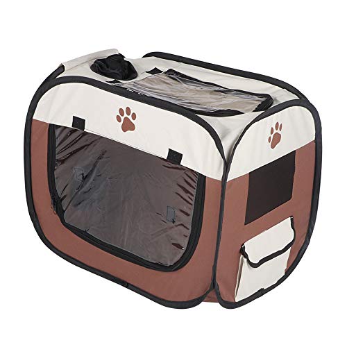 iFCOW Haustier-Haartrocknungsbox, tragbare Haustier-Haartrocknungsbox, zusammenklappbar, Reisetasche für Katzen und Hunde von iFCOW