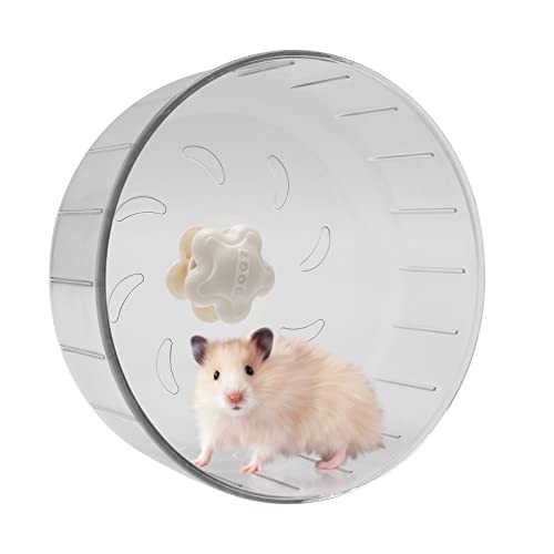 iFCOW Laufrad für Hamster, 17 cm rund leise Laufrad Jogging Käfig-Befestigung Hamsterspielzeug für Kleintiere Rennmäuse Mäuse von iFCOW