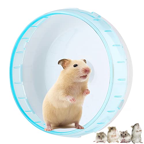 iFCOW Laufrad für Hamster, 21 cm Haustier Maus Mäuse Rennmaus Ratten Silent Running Spinner Übungsrad Spielzeug (Halterung Nicht im Lieferumfang enthalten) von iFCOW