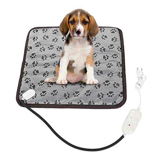 iFCOW Pet Heating Blanket, Pet Adjustable Electric Heated Mat Cat Dog Waterproof Heating Carpet Blanket von iFCOW