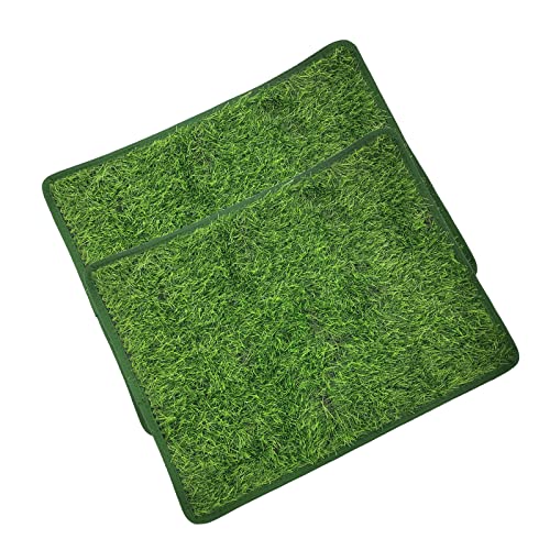 iFCOW Pet Potty Grass Mat, 2pcs Artificial Grass Mats Pet Dogs Pee Grass Pad Potty Training Mat for Indoor Outdoor Use von iFCOW