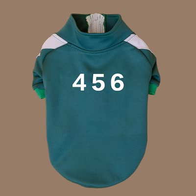 iFii Haustierkostüm Tintenfisch-Spiel 001 456 Hoodie für Hund Katze Haustier Cosplay Halloween (456Hoodie, 2XL) von iFii