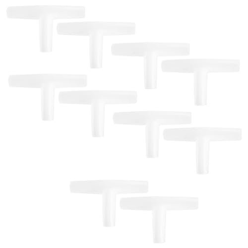iFutniew Kunststoff-T-Form Aquarium 3-Wege-Luftventilverbinder 10 Stück weiß iFutniew Kunststoff-T-Form Aquarium 3-Wege-Luftventilverbinder 10 Stück weiß von iFutniew