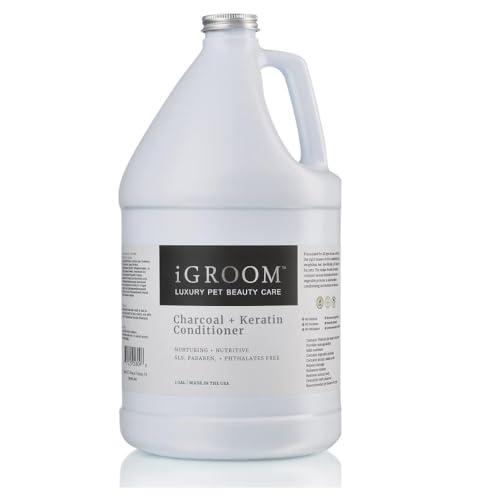 iGroom Charcoal + Keratin Nurturing Pet Conditioner for All Coat Types, 3.8L iGroom Charcoal + Keratin Nurturing Pet Conditioner for All Coat Types, 3.8L von iGroom