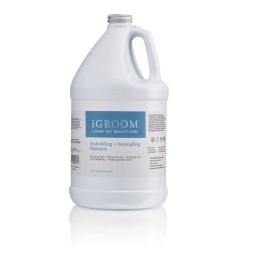 iGroom Deshedding & Detangling Hundeshampoo, luxuriöse Tierpflege, löst Verfilzungen und unerwünschte Unterwolle, verleiht Glanz und Volumen, hergestellt in USA, 3.8l iGroom Deshedding & Detangling Hundeshampoo, luxuriöse Tierpflege, löst Verfilzungen und unerwünschte Unterwolle, verleiht Glanz und Volumen, hergestellt in USA, 3.8l von iGroom