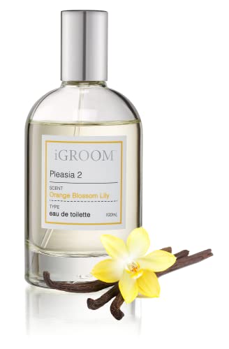 iGroom Pleasia 2 Fresh Pet Cologne Spray - Orange Blossom Lily Scent, 100ml von iGroom