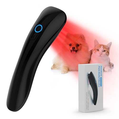Lasertherapie für Hunde,Tragbares Rot Lichttherapiegerät mit 18*620nm für Haustier Muskel,Hüft & Gelenkarthritis Schmerzlinderung,Wundversorgung Klare Körperprobleme,Entzündungen Reduzieren (Schwarz) Lasertherapie für Hunde,Tragbares Rot Lichttherapiegerät mit 18*620nm für Haustier Muskel,Hüft & Gelenkarthritis Schmerzlinderung,Wundversorgung Klare Körperprobleme,Entzündungen Reduzieren (Schwarz) von iKeener