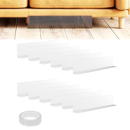 iMeshbean Spielzeugblocker Couch 12 Stück, Transparente Spielzeugblocker für Möbel Lückenblocker mit Klebeband,40x8x4 cm Verstellbarer Spielzeug Stopper Toyblocker für Sofa, Bett, Schrank iMeshbean Spielzeugblocker Couch 12 Stück, Transparente Spielzeugblocker für Möbel Lückenblocker mit Klebeband,40x8x4 cm Verstellbarer Spielzeug Stopper Toyblocker für Sofa, Bett, Schrank von iMeshbean