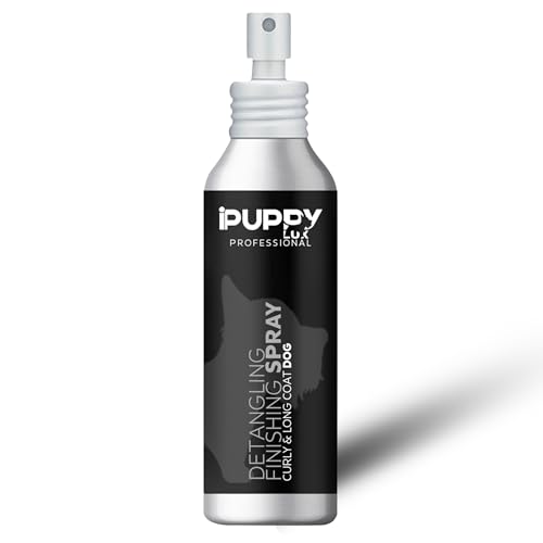 iPuppy Lux Professional Spray für Hunde 100 ml – Antistatische Fellpflege ohne Ausspülen – Leichtes Bürsten bei Langhaar – Für tägliche Anwendung & Welpen geeignet von iPUPPY LUX PROFESSIONAL