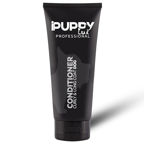 iPuppy Lux Professional Hundespülung 150 ml – Fellpflege ohne Silikone – leichte Kämmbarkeit für langhaarige Hunde – geeignet für Welpen & ausgewachsene Hunde von iPUPPY LUX PROFESSIONAL