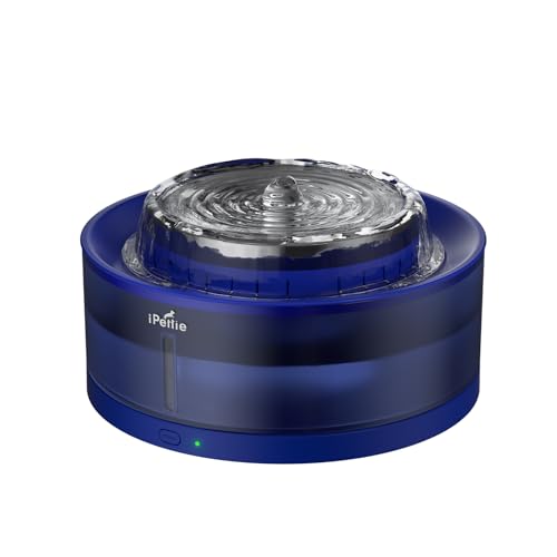 iPettie Cake Dog Wasserbrunnen, 8L/2.1Gal Große Schüssel für Große Hunde und Multi-Pet, Großer Haustier-Wasserbrunnen mit BPA-freien Edelstahlnäpfen zum Trinken und Kabelloser LED-Pumpe, Leicht zu iPettie Cake Dog Wasserbrunnen, 8L/2.1Gal Große Schüssel für Große Hunde und Multi-Pet, Großer Haustier-Wasserbrunnen mit BPA-freien Edelstahlnäpfen zum Trinken und Kabelloser LED-Pumpe, Leicht zu von iPettie