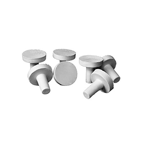 iQuatics 18 mm Keramik-Stecker Standard Frag Plugs (SPS/LPS/Zoa/Soft Coral, 10 Stück von iQuatics