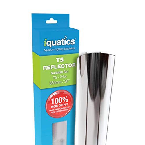 iQuatics Reflektor, 24 W, T5, Aluminium, erhöhte Ausgangsleistung um bis zu 100% von iQuatics