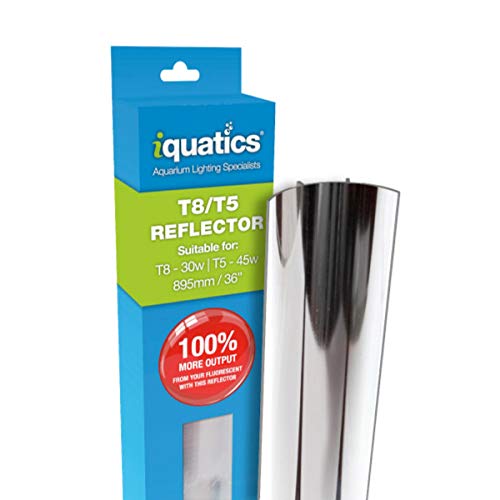 iQuatics Reflektor aus Aluminium, 30 W, T8, erhöhte Ausgangsleistung um bis zu 100% von iQuatics