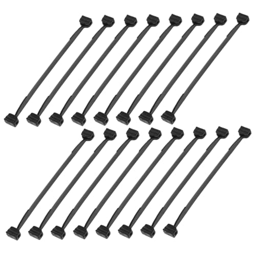 ibasenice 1 Krawattenkarte Abstecken Klettern Traubenpflanze Pflanzenbinder Für Zimmerpflanzen Festsetzung Pflanzenstützclips Binden Pflanzengreifer-Clip Pflanzenkrawatten Baum Plastik Black von ibasenice