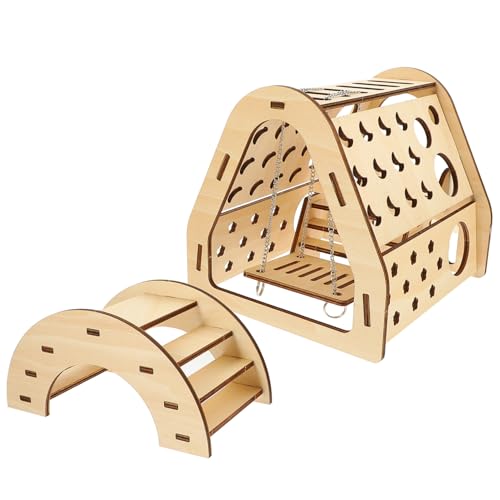 ibasenice 1 Satz DIY Hamster Holzversteck Brücke Sicheres und Komfortables für Hamster und Kleintiere Teiliges Nagerzubehör für Aktives ibasenice 1 Satz DIY Hamster Holzversteck Brücke Sicheres und Komfortables für Hamster und Kleintiere Teiliges Nagerzubehör für Aktives von ibasenice