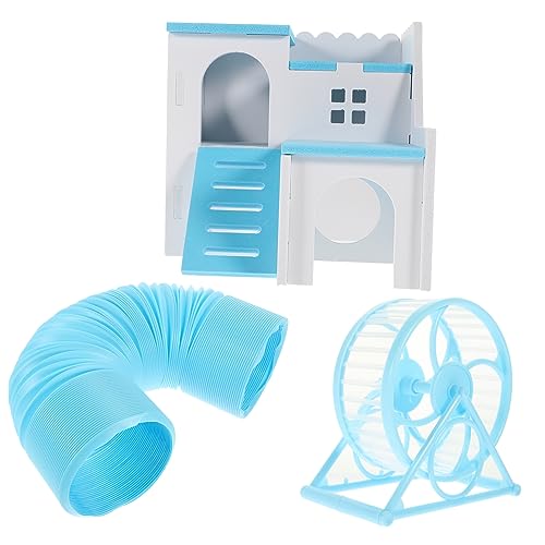 ibasenice 1 Satz Faltbares Hamster Spielzeugset Teiliges mit Spielhaus Tunnel und Rad für Kleintiere für Hamster Meerschweinchen und Mäuse Fördert und Bewegung im Käfig ibasenice 1 Satz Faltbares Hamster Spielzeugset Teiliges mit Spielhaus Tunnel und Rad für Kleintiere für Hamster Meerschweinchen und Mäuse Fördert und Bewegung im Käfig von ibasenice