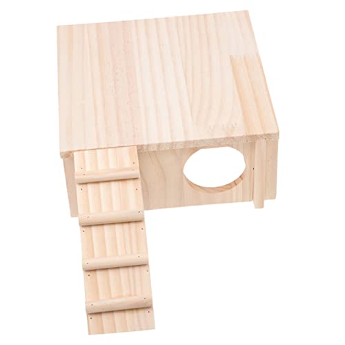 ibasenice 1 Satz Hamsterhaus aus Holz mit Mehreren Kammern und Niedliches Versteckspielzeug für Zwerghamster und Kleine Nagetiere Gemütliches Versteck für Nagerhaltung ibasenice 1 Satz Hamsterhaus aus Holz mit Mehreren Kammern und Niedliches Versteckspielzeug für Zwerghamster und Kleine Nagetiere Gemütliches Versteck für Nagerhaltung von ibasenice
