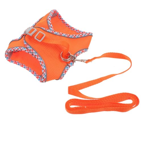 ibasenice 1 Satz Hundegeschirr-Set klein für Ausbildung Körperpflege Zug Welpe leichtes hundegeschirr reflektierendes hundegeschirr Hundeweste Haustier Hund Weste Geschirr Polyester Orange ibasenice 1 Satz Hundegeschirr-Set klein für Ausbildung Körperpflege Zug Welpe leichtes hundegeschirr reflektierendes hundegeschirr Hundeweste Haustier Hund Weste Geschirr Polyester Orange von ibasenice