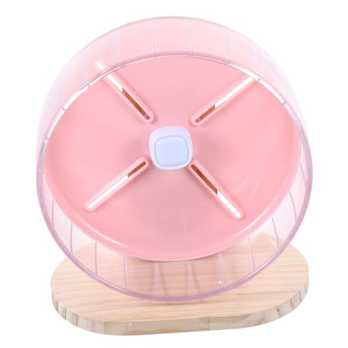 ibasenice 1 Satz Laufrad Für Hamster Zubehör Meerschweinchen Rad Hamsterversorgung Übung Läufer Trainierender Hamsterspielzeug Chinchillas Laufrad Igelrad Großes Hamsterrad Ruhig Rosa Abs von ibasenice