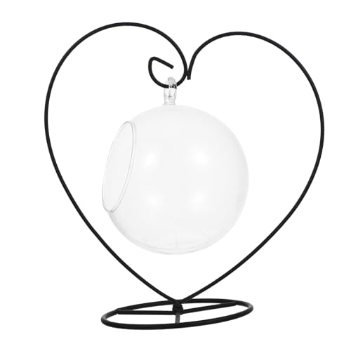 ibasenice 1 Satz Schmuck-Aufhänger-Ständer einfacher Hängeständer Anzeige Hanging Pflanzer drinnen Ornament Display Stand Form Standregal Basteleisenausstellungsständer Glas ibasenice 1 Satz Schmuck-Aufhänger-Ständer einfacher Hängeständer Anzeige Hanging Pflanzer drinnen Ornament Display Stand Form Standregal Basteleisenausstellungsständer Glas von ibasenice