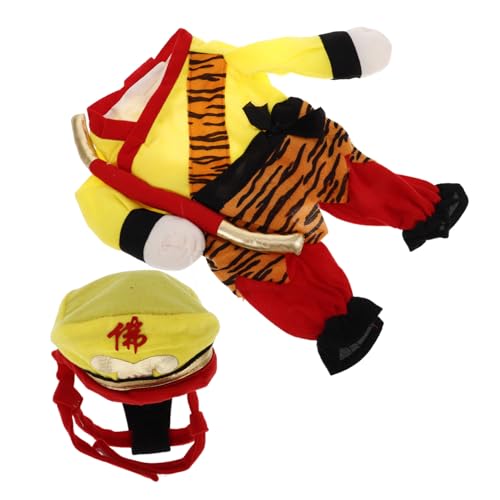ibasenice 1 Satz Sonne Wukong Hundekleidung Lustige Hundekostüme Hund Halloween-kostüme Junge Kleines Hundebereich Haustier-Hoodie Welpenkostüme Kostüme Für Hunde Kostüm Für Hunde Stoff von ibasenice
