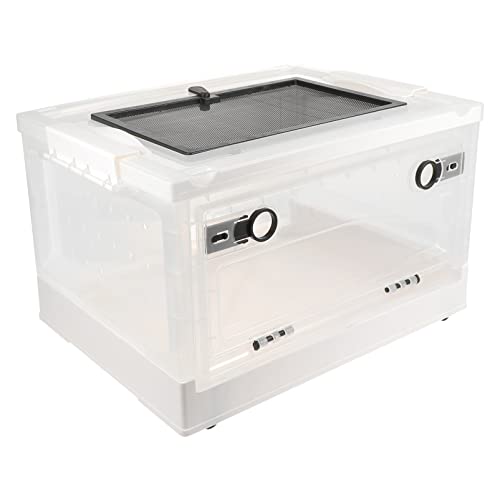 ibasenice 1 Satz Terrarium klein drinnen mit Käfige für Meerschweinchen Meerschweinchenkäfig Kiste Hamster käfig Hamster cage Nagetier Schlafplatz Heimtierbedarf Haustierzubehör Plastik Weiß von ibasenice