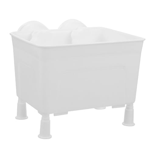 ibasenice 1 Satz Zuchtbox für Aquarien Fischzuchtröhre Zubehör für Aquarien Aquariumdekoration Zuchtfall für Aquarien Kleiner Fischbehälter Organizer für Aquariumzubehör Plastik Weiß von ibasenice