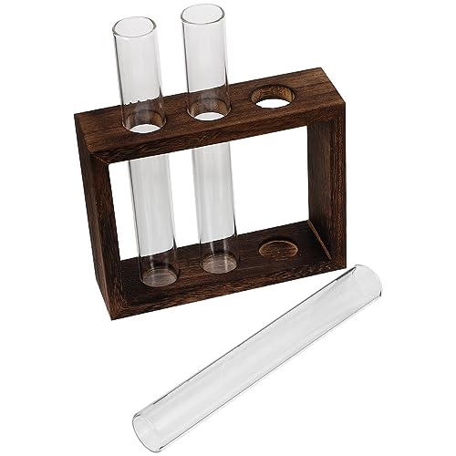 ibasenice Transparentes Reagenzglas-pflanztopf Aus Glas Kleines Glasgefäß Für Pflanzen Glasvase Für Blumen Dekoratives Glasgefäß Für Anzucht Und Ausbreitung von ibasenice