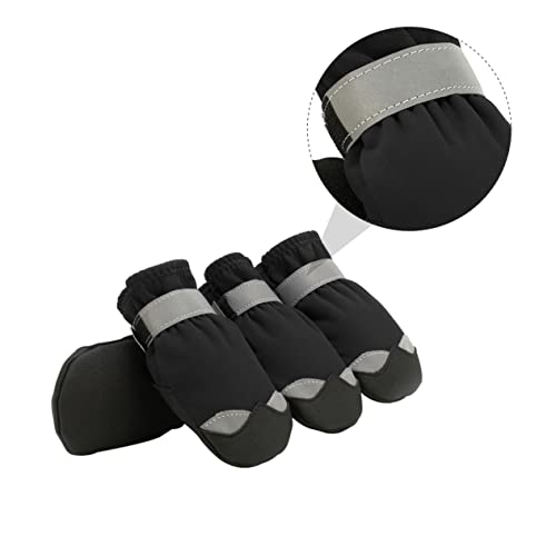ibasenice 1 Set Anti Ski Stiefel Für Haustiere Schutzstiefel Für Hunde Hundeschuhe Für Hunde Hausschuhe Schnee Wasser Welpen Pfotengriffe Groß Klein Pfotenstiefel Für Haustiere von ibasenice