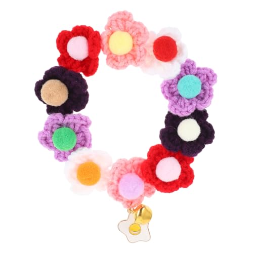ibasenice 1 Stück Blumenkragen Körperpflege gestrickt züchten Katzenhalsband Haustier Weihnachtsdekoration Katzenhalsbänder Haustierhalsbänder aus Wolle Halsband für Hunde Garn Bunt ibasenice 1 Stück Blumenkragen Körperpflege gestrickt züchten Katzenhalsband Haustier Weihnachtsdekoration Katzenhalsbänder Haustierhalsbänder aus Wolle Halsband für Hunde Garn Bunt von ibasenice