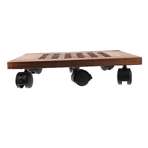ibasenice 1 Stück Blumentopf Basis Blumenpflanzen Rollen Tabletts Blumentopf Halter Für Den Innenbereich Blumentöpfe Grundplatte Blumentopf Rollwagen Für Ausgehöhlte Tabletts Mit von ibasenice
