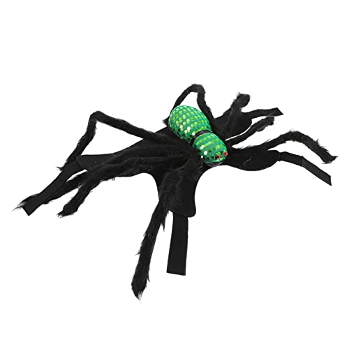 ibasenice 1 Stück Halloween Haustierkostüm Spinnen Outfit für Hunde und Katzen Hautfreundliches Verstellbares Geschirr Halloween Cosplay von ibasenice