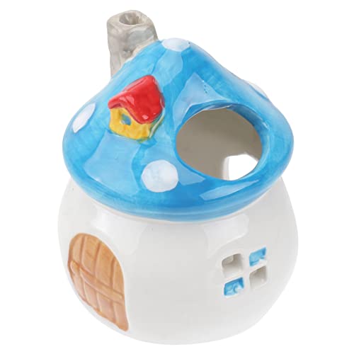 ibasenice 1 Stück Hamster Nest Aus Keramik Hamster-Keramik-Nest Tierheim Hamster Unterschlupf Haustierhöhle Hamsterkäfig Haustierkäfig Hamster Cooles Nest Keramik Hütte Blue von ibasenice