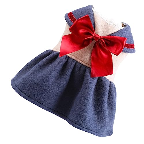 ibasenice 1 Stück Haustierstudentrock Hundemäntel Kleid lustig Winter-Haustierrock Kostüme für Hunde Hunde-Outfits Haustier Winter winterbedarf für Haustiere Kostüm für Hund Polyester von ibasenice
