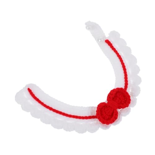 ibasenice 1 Stück Kätzchen Katzen Halskette Kleines Haustier Für Katzen Gestrickte Katzenhalsbänder Xx Katzenhalsbänder Schnellverschluss Katzenzubehör Ausgefallene Für von ibasenice