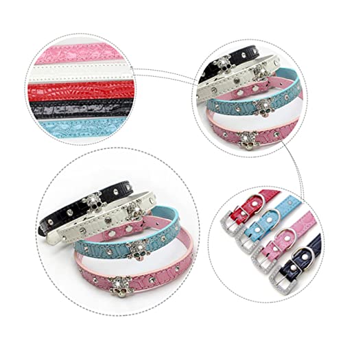 ibasenice 1 Stück Schädelhundkragen Halloween für Haustiere für kleine Hunde besetzt Hundehalsband Halsband Hund für Hunde Pu Black ibasenice 1 Stück Schädelhundkragen Halloween für Haustiere für kleine Hunde besetzt Hundehalsband Halsband Hund für Hunde Pu Black von ibasenice