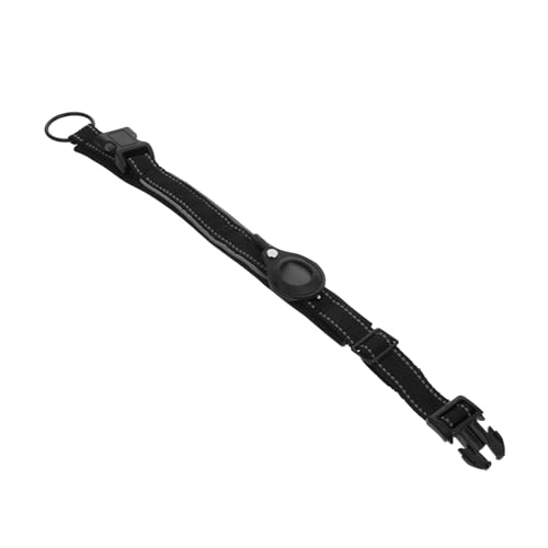 ibasenice 1 Stück Schutzhülle -Verlust-Tracer-Fall Fall zur Verfolgung von Haustieren Schlüssel Hunde-Tracker tierischer Fall gehäuse Locator-Befestigungsgurt Locator-Halter Nylon Schwarz von ibasenice