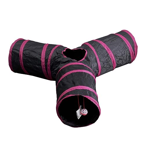 ibasenice 1 Stück Spieltunnel Für Haustiere Katzenspielzeug Spieltunnel Für Kleine Haustiere Gefaltet Katze Spielt Tunnel Kätzchen Pet-Rohr Tunnel- Für Haustiere Polyester von ibasenice