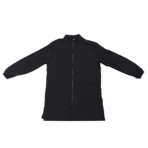 ibasenice 1 Stück Tierfriseur Halter Hundesitz Welpe Hundeschürze Kühlweste Für Hunde Kleidung Vakuum Poncho Hunde-Outfits Haustiere Jacken Wasser Overall Mit Kapuze Leine Kappe Black Nylon von ibasenice