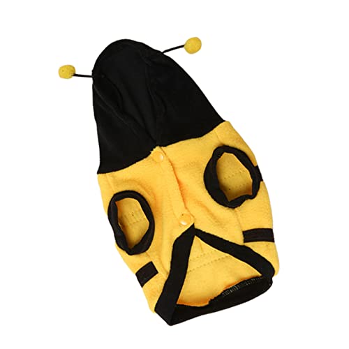 ibasenice 1 Stück Verwandlungskostüm Für Haustiere Welpe Kostüm Für Haustierkleidung Outfits Großes Hundegestüm Süßer Hunde-Hoodie Mädchen Hund Biene Kostüm Hund Halloween Pfote Yellow Vlies ibasenice 1 Stück Verwandlungskostüm Für Haustiere Welpe Kostüm Für Haustierkleidung Outfits Großes Hundegestüm Süßer Hunde-Hoodie Mädchen Hund Biene Kostüm Hund Halloween Pfote Yellow Vlies von ibasenice