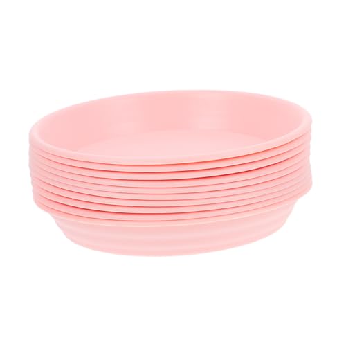 ibasenice 10 Stück Blumentopf Tablett Pflanzen Untertasse Pflanzen Drainage Untertasse Tropfschalen Für Blumentöpfe Indoor Kinderzimmer Topfuntertassen Für Topfpflanzen Transparent von ibasenice