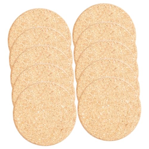 ibasenice 10stücke Runde Korkuntersetzer Für Blumentöpfe Weiche Wasserabsorbierende Pads Für Innenräume Für Pflanzenpflege Und Sauberkeit Im Wohnbereich von ibasenice