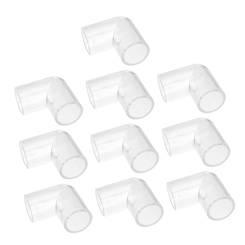 ibasenice 10 Stück Fischtank Filterrohr Schlauchverbinder Schlauch Set Wasserrohr Kniestück Klares Wasser Schnellverbinder Tank Aquarium Pumpe Kniestück 90 Grad von ibasenice