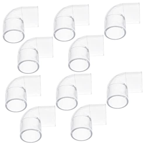 ibasenice 10 Stück Fischtank Wasserrohr Kniestück Rechtwinkliger Verbinder Aquarium Kniestück Isolierter Verbinder Adapter Hydro Aquarium Zubehör Schlauch Wasseranschluss Acryl von ibasenice