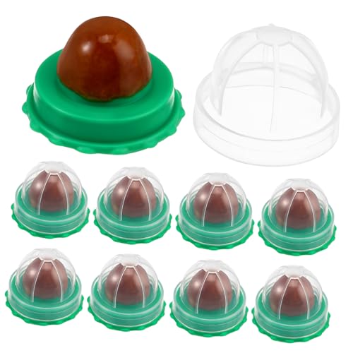 ibasenice 10 Stück Katze süßigkeiten lecken lecken spaß Katzen saugnapf katzenurne Katze leckt Leckerlis Strumpf Stuffers Snacks Katze leckt Ball Minzspielzeug für Katzen Katzenminze Green von ibasenice
