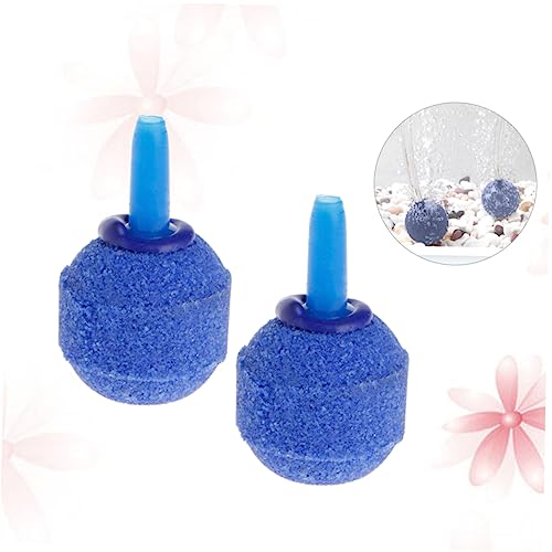 ibasenice 10 Stück Luftsteine für Aquarien Blaue Mineralblasen Diffusoren für Luftpumpen und Hydroponik zur Sauerstoffversorgung von Fischbecken von ibasenice