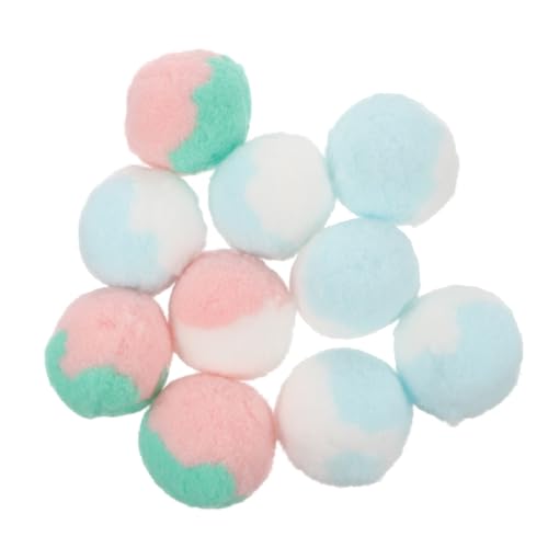 ibasenice 10 Stück Spielzeugball Doppelfarbe Kauspielzeug für Katzen Kätzchen katzenspielzeug Haustier Katze Spielzeugball Cat Fuzzy Ball Toy Plüsch Zufällige Farbe ibasenice 10 Stück Spielzeugball Doppelfarbe Kauspielzeug für Katzen Kätzchen katzenspielzeug Haustier Katze Spielzeugball Cat Fuzzy Ball Toy Plüsch Zufällige Farbe von ibasenice